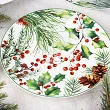 Komplet 2 talerzy deserowych 19 cm Duo - Christmas Leaves 15.CHLE.K2TD