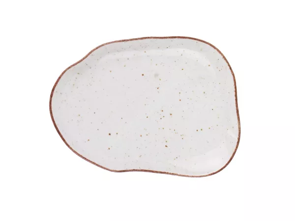 Talerz deserowy (spodek) 17 cm Lubiana - Stone Age / Kremowy Talerz deserowy (spodek) 17 cm Lubiana - Stone Age / Kremowy