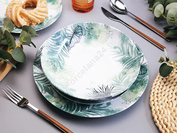 Komplet talerzy na 6 osób (18 el.) Lubiana - Roma/Boss Tropikalna Bryza Komplet talerzy na 6 osób (18 el.) Lubiana - Roma/Boss Tropikalna Bryza