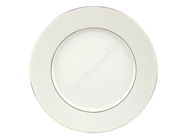 Talerz płytki 27 cm Elite Chodzież - Yvonne 3604 ZŁOTA LINIA Talerz płytki 27 cm Elite Chodzież - Yvonne 3604 ZŁOTA LINIA