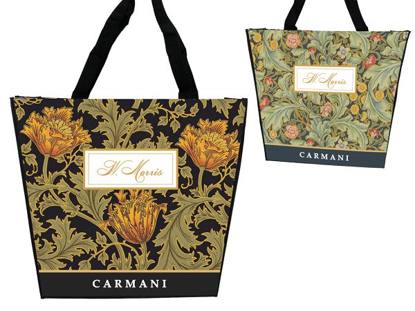 Torba na ramię 46x38x11 cm Carmani - William Morris 33.021-9011 Torba na ramię 46x38x11 cm Carmani - William Morris 33.021-9011