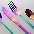 Komplet sztućców 24 cz. na 6 osób PINTINOX - Royal Princess Rainbow (2.0 mm) 23.2CU0.7091.K24