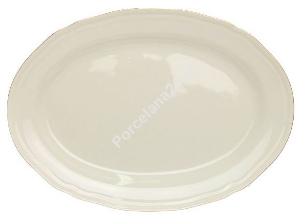 Półmisek owalny 28 cm Karolina - Castel 23011 - ecru Półmisek owalny 28 cm Karolina - Castel 23011 - ecru