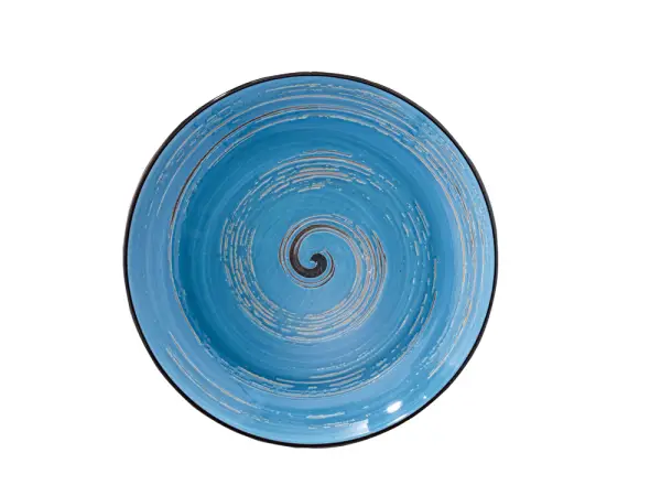 Talerz głęboki 25,5 cm  Wilmax - Spiral Niebieski 669627 Talerz głęboki 25,5 cm  Wilmax - Spiral Niebieski 669627