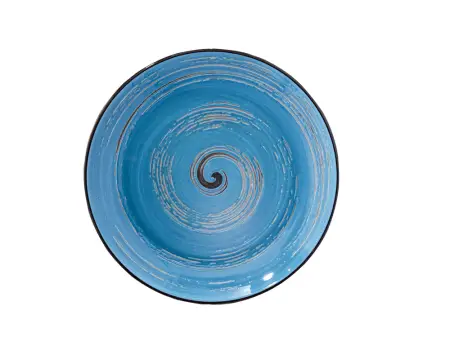 Talerz głęboki 25,5 cm  Wilmax - Spiral Niebieski 669627