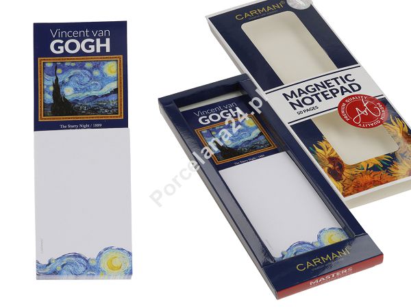 Notes magnetyczny Carmani - Vincent van Gogh Gwieździsta noc 33.022-0211 Notes magnetyczny Carmani - Vincent van Gogh Gwieździsta noc 33.022-0211