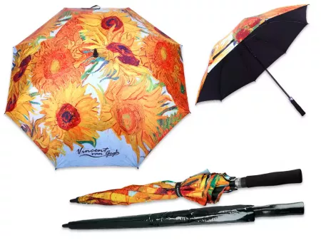 Parasol automatyczny 93 cm Carmani - Vincent van Gogh , Słoneczniki 33.021-6620