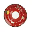 Komplet 2 filiżanek ze spodkiem 0,09 L / 12 cm (4 el.) Bogucice - Cicha Noc Czerwone 986