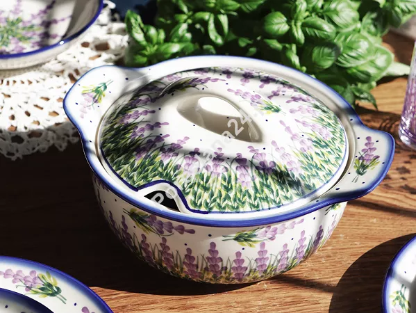 Waza 2,3 L Bolesławiec - Lawendowy Zakątek Waza 2,3 L Bolesławiec - Lawendowy Zakątek