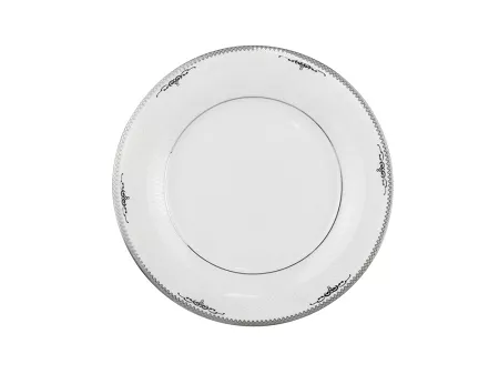 Talerz deserowy 21 cm Bogucice - Luxor Platin 1045
