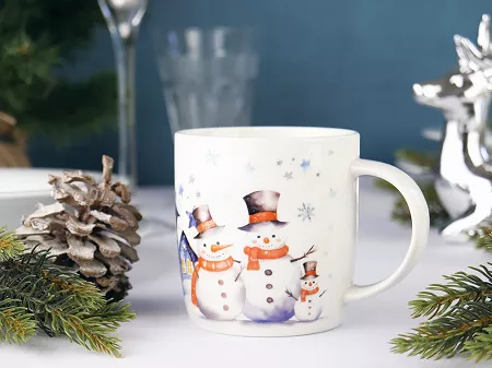 Kubek w domku 0,4 l  Duo - Snowman 15.SNO.K40D