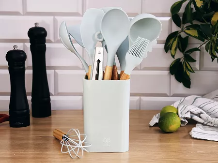 Komplet przyborów silikonowych kuchennych (12 el.) Karl Hausmann - Pistacja 6.AK.5517