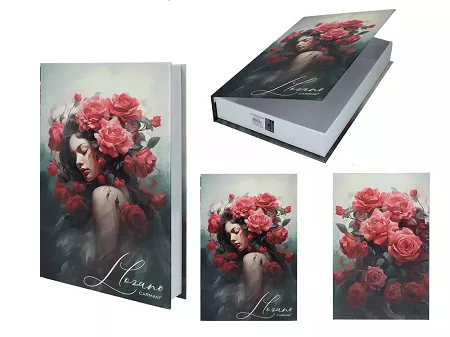 Pudełko ozdobne na magnes 27 cm Carmani - L. Lozano, Lady`s Floral Symphony 33.195-9090