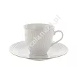 Filiżanka ze spodkiem 0,22 L / 15,7 cm Ćmielów - Sofia 3604 Złoto