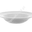 Talerz głęboki 24 cm (klasyczny) Lubiana - Roma biała (nr 4124)