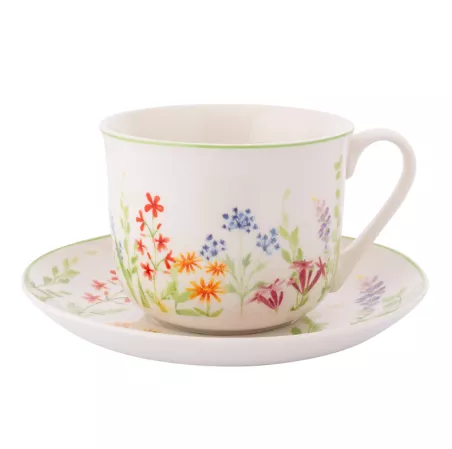 Filiżanka Jumbo ze spodkiem 450 ml Altom Design - Przebudzenie Natury 07.PN.1305 Filiżanka Jumbo ze spodkiem 450 ml Altom Design - Przebudzenie Natury 07.PN.1305