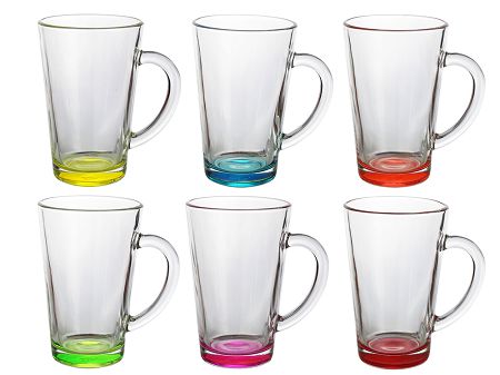 Kubek 300 ml Glasmark - Iwo malowane dno mix kolorów 4G.10-0028-0300-5082