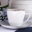 Filiżanka ze spodkiem 0,35 L/18 cm Waza - Modern WA-08P platynowa linia