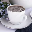 Filiżanka ze spodkiem 0,35 L/18 cm Waza - Modern WA-08P platynowa linia