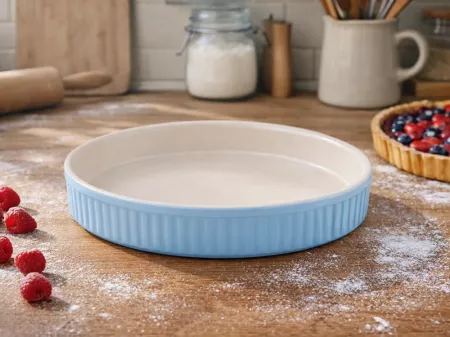 Naczynie ceramiczne do tarty 24 cm Altom Design - Fusion Blue 07.FUB.NDT