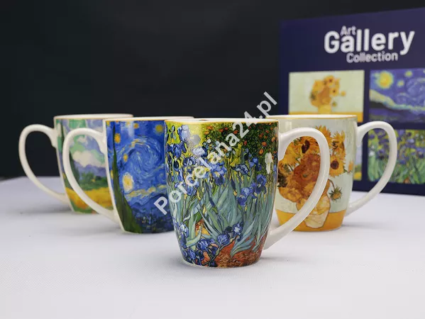 Komplet 4 kubków 0,36 L Duo - Inspaierd by Vincent Van Gogh 15.K4K-VAN Komplet 4 kubków 0,36 L Duo - Inspaierd by Vincent Van Gogh 15.K4K-VAN