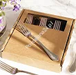 Komplet 6 widelczyków do ciasta 16,6 cm Hisar - Florence wysoki połysk GIFT BOX