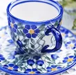 Filiżanka ze spodkiem do espresso 0,11 L / 12,5 cm Bolesławiec - Sadzawka Milicka gat. I