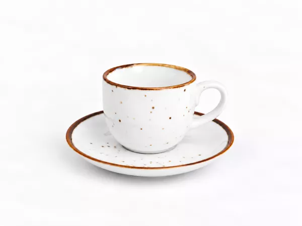 Filiżanka do espresso 0,09L / 12cm Bogucice - Rustic Snow 1161 Filiżanka do espresso 0,09L / 12cm Bogucice - Rustic Snow 1161