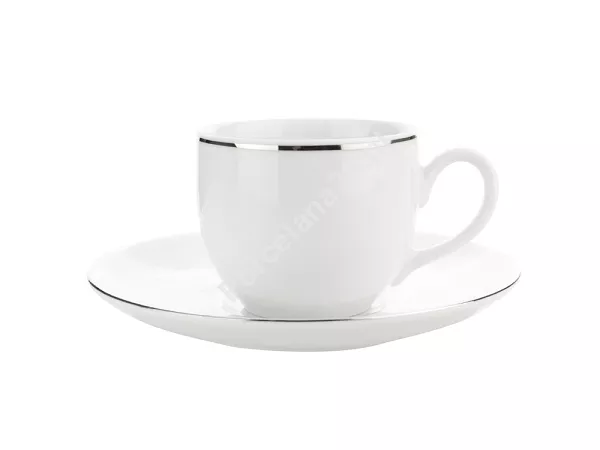 Filiżanka ze spodkiem 0,1 L / 12,5 cm Chodzież - Yvonne 9718 PLATYNOWA LINIA Filiżanka ze spodkiem 0,1 L / 12,5 cm Chodzież - Yvonne 9718 PLATYNOWA LINIA