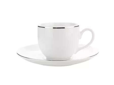 Filiżanka ze spodkiem 0,1 L / 12,5 cm Chodzież - Yvonne 9718 PLATYNOWA LINIA