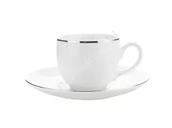 Filiżanka ze spodkiem 0,1 L / 12,5 cm Chodzież - Yvonne 9718 PLATYNOWA LINIA