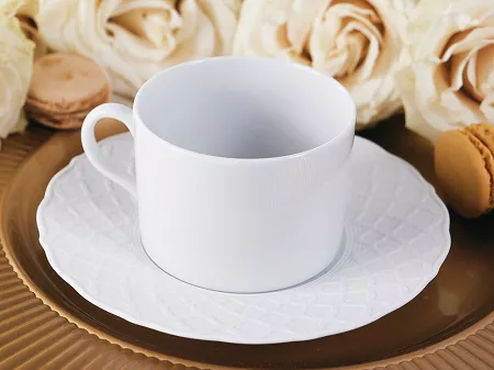 Filiżanka ze spodkiem 0,23 L / 16 cm Porcel - Empire Silk 10.EMS.FS23