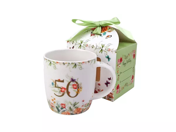 Kubek 0,4 L Duo - Pięćdziesiąte urodziny 15.KU50.K Kubek 0,4 L Duo - Pięćdziesiąte urodziny 15.KU50.K