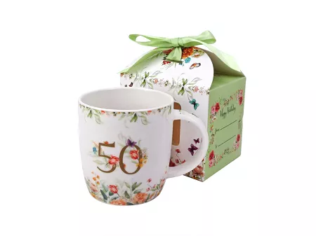 Kubek 0,4 L Duo - Pięćdziesiąte urodziny 15.KU50.K