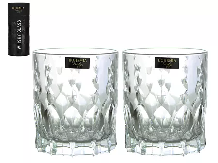 Kpl. szklanek do whisky 340 ml (2 szt.) w tubie Bohemia Prestige - Conte 802381
