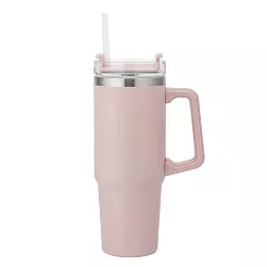 Kubek termiczny do samochodu 880 ml Altom Design - Różowy 07.TER.1698