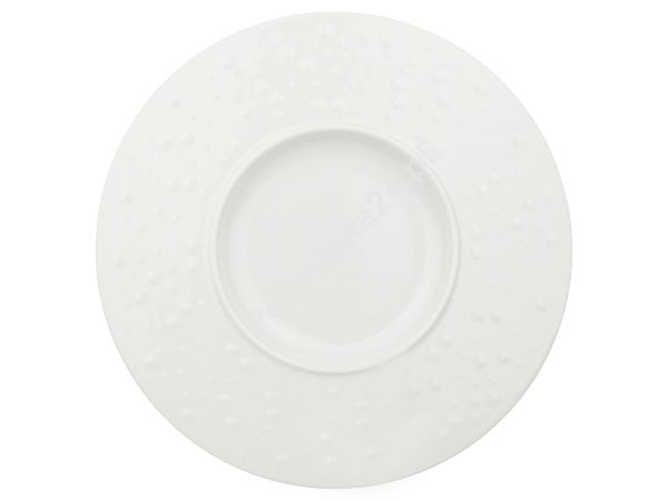 Talerz płytki 30 cm (do pasty, do deseru) Lubiana - Rosa Biała Talerz płytki 30 cm (do pasty, do deseru) Lubiana - Rosa Biała