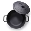 Garnek żeliwny z pokrywą 28 cm Skottsberg - Iron Cast 1SK.CI.G28