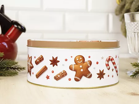 Puszka okrągła 20 cm Altom Design - Święta 07.PUSZ.8500