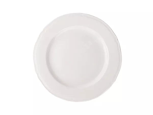 Talerz płytki 26 cm  Bogucice - Gino White 1228 Talerz płytki 26 cm  Bogucice - Gino White 1228