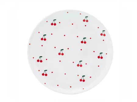 Talerz deserowy 20 cm Altom Design - Wisienki 07.WIS.1152