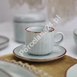 Filiżanka ze spodkiem 0,9 L / 12 cm  Bogucice - Alumina Bergen Grey 1110