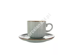 Filiżanka ze spodkiem 0,09 l / 12 cm  Bogucice - Alumina Bergen Grey 1110