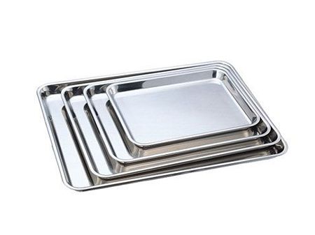 Taca prostokątna (27 x 21) cm ze stali nierdzewnej 1S.406250