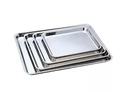 Taca prostokątna (27 x 21) cm ze stali nierdzewnej Stalgast - 1S.406250