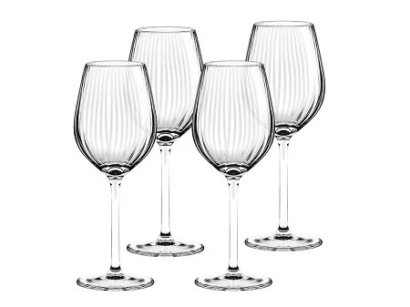 Kpl. kieliszków do wina 380 ml (4szt) Altom Design - Plisse 07.PLI.6661