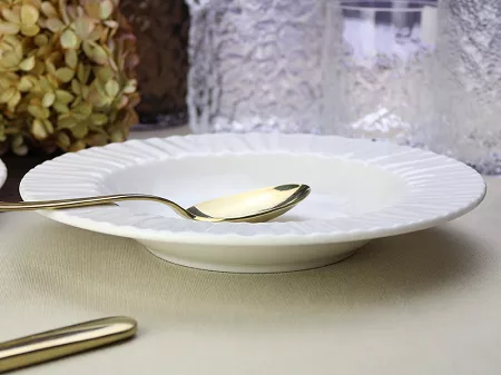 Talerz gęboki 23 cm Bon Bistro - Vista White