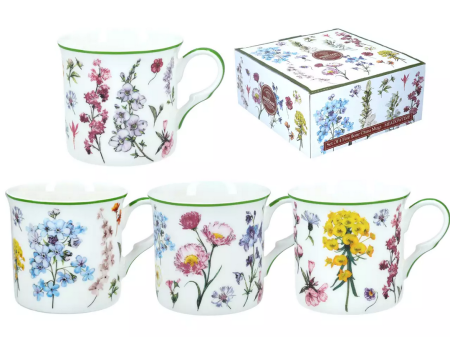 Komplet 4 kubków 0,295 L Brookes Empireware - Meadow Time 33.703-1457