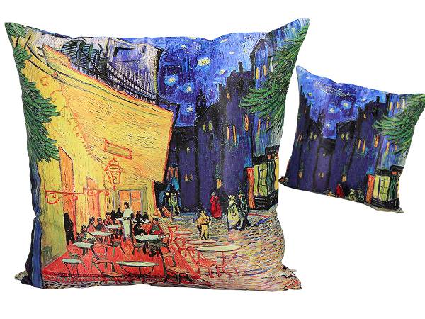 Poduszka 45 cm Hanipol - Vincent van Gogh - Taras kawiarni w nocy 33.023-8039 Poduszka 45 cm Hanipol - Vincent van Gogh - Taras kawiarni w nocy 33.023-8039