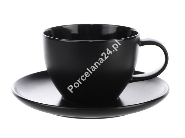 Filiżanka ze spodkiem 0,24 L / 15 cm Villa Italia - Black Onyx Filiżanka ze spodkiem 0,24 L / 15 cm Villa Italia - Black Onyx